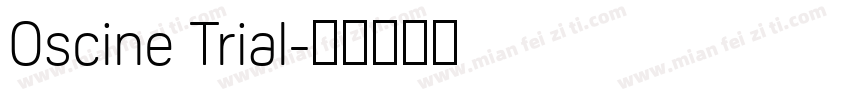 Oscine Trial字体转换